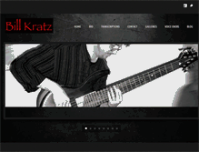 Tablet Screenshot of billkratz.net